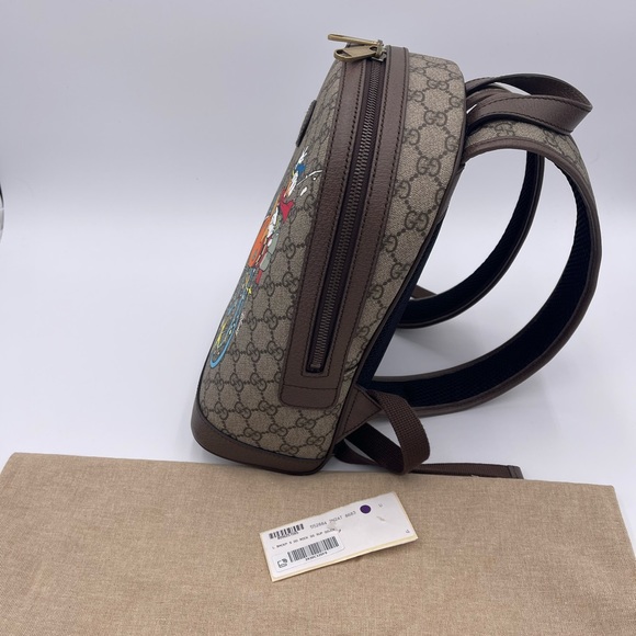 GG Supreme canvas with Donald Duck print Backpack - Picture 2 of 7
